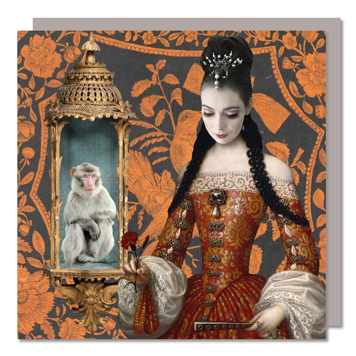 'So In Love' Art Greeting Card