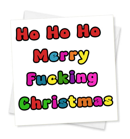 Ho Ho Ho Merry Fucking Christmas, Christmas Card