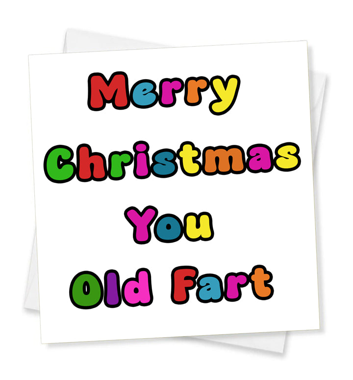 Merry Christmas You Old Fart, Christmas Card