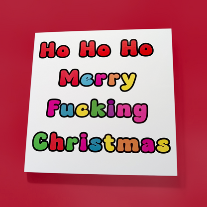 Ho Ho Ho Merry Fucking Christmas, Christmas Card