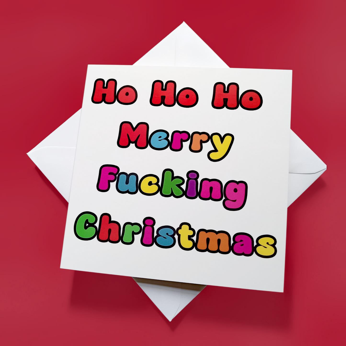 Ho Ho Ho Merry Fucking Christmas, Christmas Card