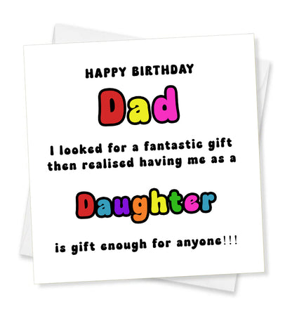 Happy Birthday Dad Birthday Card