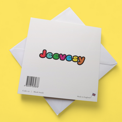 Happy Birthday You Fucking Fossil, Birthday Card