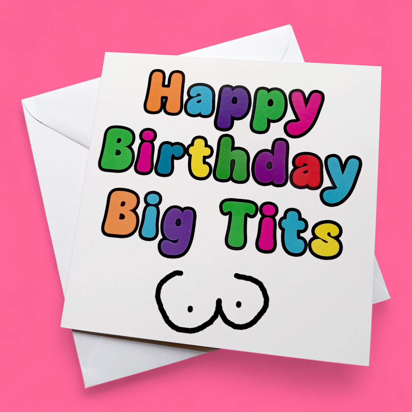 Happy Birthday Big Tits, Birthday Card