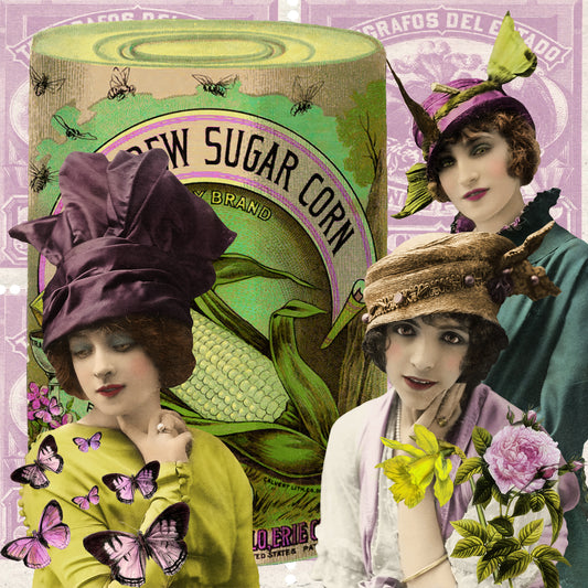 'The Window Dressers' Art Greeting Card