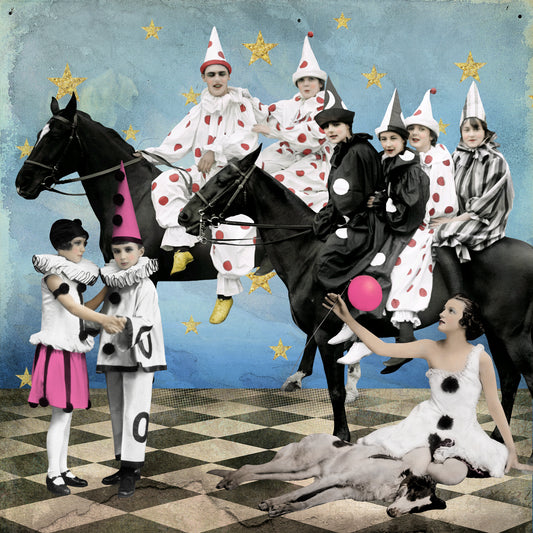 'Pierrot' Art Greeting Card