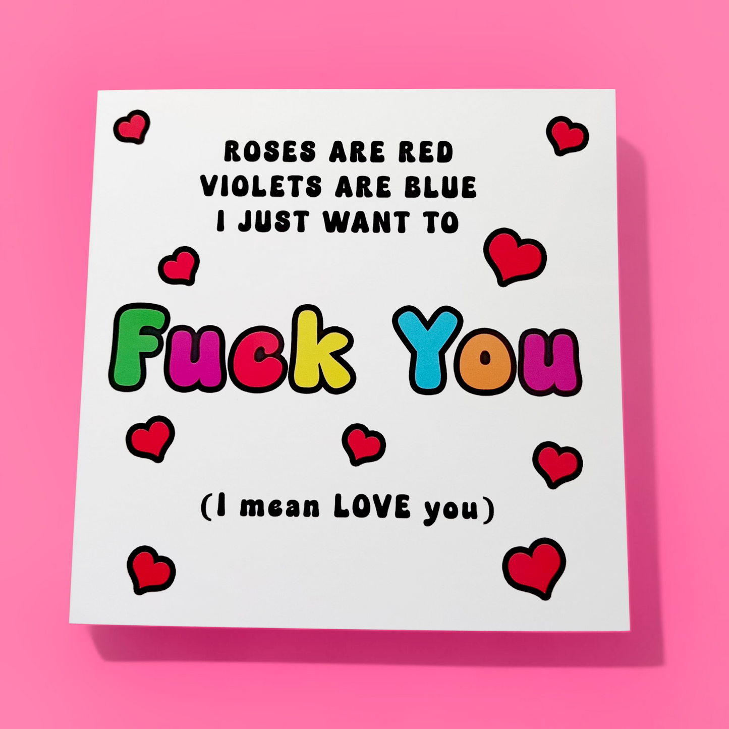 Valentine - Roses are Red, Valentine Card